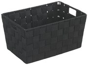 Koszyk ADRIA BLACK - pojemnik do przechowywania, rozmiar S, WENKO
