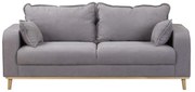 Szara sofa 193 cm Beata – Ropez