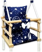 Drewniana huśtawka dla dzieci kosmos N0-E47