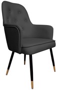 Krzesło SARA noga czarna/złota Vega99