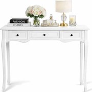 Biała konsola z 3 szufladami A7-S78