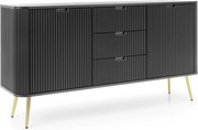 Komoda ZENZERO 168 cm do Salonu Sypialni Czarny
