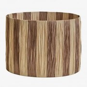 Abażur Ø30 Cm Z Plecionego Papieru Marsali Brązowy Coffee - Sklum