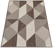 Dywan sznurkowy dwustronny brązowy C2-Z88