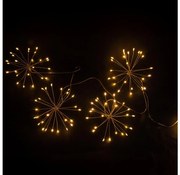 Brilagi - Zewnętrzny łańcuch świąteczny LED 150xLED 5m IP44 ciepła biała efekt fajerwerków