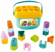 Baby Mix Wiaderko Puzzle, 20 x 14 x 12 cm