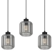 Lampa wisząca SOMBRA SMOKED 3xE27, potrójna, 3 klosze, na listwie