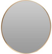 Lustro okrągłe złote, Ø 50 cm