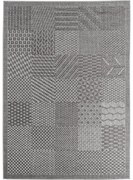 Dywan zewnętrzny Ibiza Patchwork szary 80 cm x 150 cm