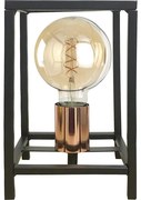 ONLI - Lampa stołowa FLOKI 1xE27/15W/230V 20 cm czarny/miedziany
