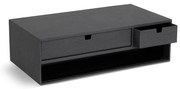 Kartonowy organizer na dokumenty z szufladką Ted Canvas Paper Laminate – Bigso