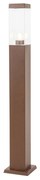 Zewnetrzna Nowoczesna lampa ogrodowa stojąca brązowa rdza 80 cm - Malios Nowoczesny Oswietlenie zewnetrzne
