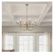 Kichler KL-CAPITOL-HILL6-PNBR - Żyrandol na łańcuchu CAPITOL HILL 6xE14/40W/230V