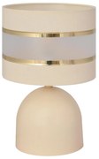 Lampa stołowa HELEN 1xE27/15W/230V kremowy/złoty