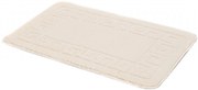 Prostokątny kremowy chodniczek łazienkowy H7-H43