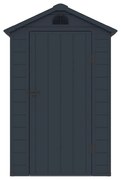 Schowek ogrodowy z antracytowej żywicy 1,39 m² - CESIO