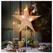 Brilagi - Dekoracja świąteczna LED, zasilanie 3x AA, 66x45 cm, gwiazda