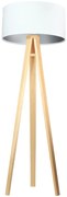 Lampa stojąca HOME 50 biała/srebrna/sosna BPS KONCEPT