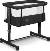 Lionelo - Łóżeczko dziecięce 3 w 1 AURORA czarne