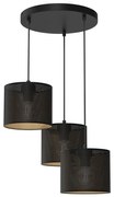 Lampa wisząca LOFT SHADE 3xE27/60W/230V czarno-złota