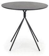 Stół FONDI 80x80 czarny HALMAR