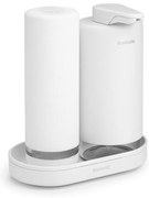 Biały plastikowy stojak na akcesoria do mycia naczyń SinkStyle – Brabantia