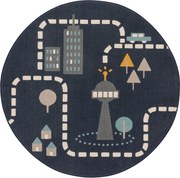 Dziecięcy dywan w kolorze granatowym Juno