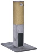 PawHut drapak dla kotów słupek drapak do ostrzenia pazurów wys. 79 cm drzewko dla kota z drapakiem z liny jutowej