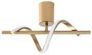 Lampa sufitowa LED w kolorze złota 7x41 cm Likma – Opviq lights