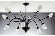 Jupiter 2056 - Żyrandol na pręcie GLORIOSA 10xG9/14W/230V czarny