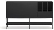 Czarna komoda 166x98x45 cm Platt – Teulat