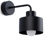 Sollux SL.1129 - Lampa ścienna SAVAR 1xE27/60W/230V czarna