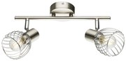 Globo 54809-2 - Lampa punktowa TEXAS 2xE14/40W/230V chrom matowy