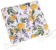 Bellatex Siedzisko DITA pikowane pomarańczowy, 40 x 40 cm