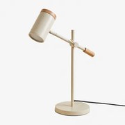 Lampa Stołowa Kierunkowa Z Żelaza Amaranto Kremowa Tapioca - Sklum