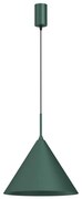 Lampa wisząca na przewodzie CAPITAL 1xGX53/15W/230V, śr. 32 cm, zielona
