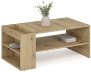 Prostokątna ława dąb artisan N4-H39