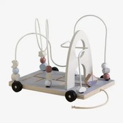 Drewniany Labirynt Z Koralikami Pedrys Kids Biała - Sklum