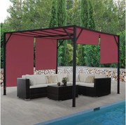 Pergola Beja bordowo-czerwony,  3x3m