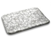 Dywanik łazienkowy antypoślizgowy Dywanik łazienkowy antypoślizgowy Koty Wzór