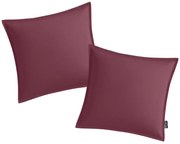 Zestaw 2 poduszek ogrodowych EMPARO 50x50 cm, bordowy