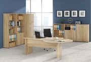 Skandynawski komplet mebli z biurkiem dąb sonoma W5-D77