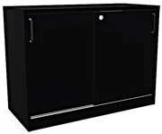 Szafka biurowa przesuwna EASY SPACE CABINET S 1.5-OH 100cm czarna zamykana NOWY STYL