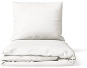 Biała pościel jednoosobowa z mikrosatyny 140x200 cm Basic – Bonami Essentials