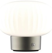 LED Ściemnialna dotykowa lampa stołowa LATTE LED/1,8W/5V USB 2000 mAh chrom/biały