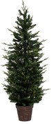 Sztuczna choinka w cementowej doniczce, 150 cm
