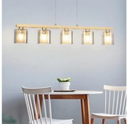 Eglo 901292 - Lampa wisząca na lince CASTRALVO 5xE27/28W/230V