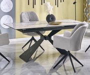 Rozkładany stół Luciano Halmar efekt białego marmuru