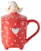 Kubek z pokrywką do zaparzania MALENA, 360 ml