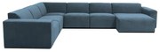Niebieski sztruksowy narożnik (prawostronny) Sting – Scandic
